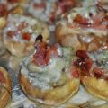 CHAMPIÑONES CON BEICON Y QUESO