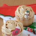 Cupcakes de turrón. Estamos en Navidad.