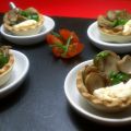 Tartaleta de champiñon y pimiento de padrón con[...]