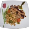 Manitas de cerdo con garbanzos