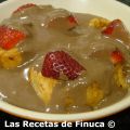Torrijas con fresas y chocolate