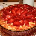 Tarta de fresa y chocolate