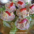 HUEVOS  RELLENOS  DE  ATÚN  Y  SURIMI