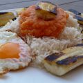 Arroz a la cubana, sí, el de toda la vida...