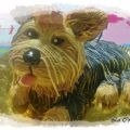 tarta perrito yorkshire