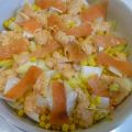 Ensalada de endibias con pepino y salmón. Feliz[...]