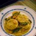 MEDALLONES DE MERLUZA EN SALSA CON PATATAS
