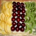 Tarta de Manzana y Frutas con Crema Pastelera