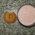 Batido de fresa, plátano y avena