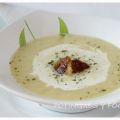 Vichyssoise de calabacín con setas