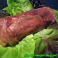 Rulo de queso de cabra con jamón serrano