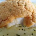 BACALAO AL HORNO CON MUSELINA DE AJO