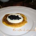 Blinis de salmón y caviar