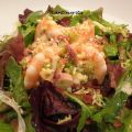 ENSALADA DE PULPO Y LANGOSTINOS EN VINAGRETA