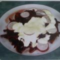 ensalada roja de mostaza