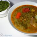 Soja verde estofada