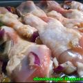 Muslitos de pollo con ciruelas, pasas y orejones