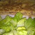 TORTILLA DE BEICON Y QUESO AZUL