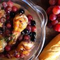 Pollo asado otoñal con uvas, aceitunas, romero[...]