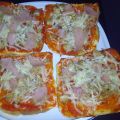Pizza en pan de molde