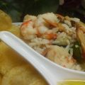 ARROZ DELICIAS CON GAMBAS Y ALMEJAS CHIRLAS
