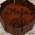 Tarta de trufa de chocolate