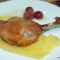Confit de Pato con Puré de Manzana