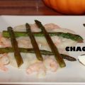 Merluza con espárragos y gambas a la crema de[...]