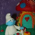 Tarta Bebe Pitufo