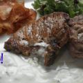 CHULETAS GRIEGAS..... CON TZATZIKI......