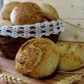 BOLLITOS DE PAN SIN AMASADO CON SÉSAMO