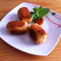 Croquetas de pollo y jamón. Paso a paso.