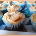 Cupcakes de canela y galletas