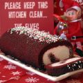 Red Velvet-Cherry Cake Roll