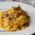 Receta de arroz con setas variadas