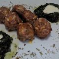 ALBÓNDIGAS DE POLLO Y QUESO.