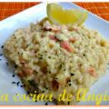 RISOTTO DE SALMÓN AHUMADO
