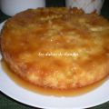 Torta volteada de manzana