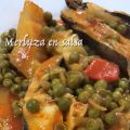 Merluza en salsa.