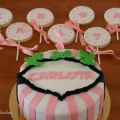 Tarta y galletas Baby Shower