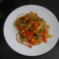 Pastas con verduras al dente