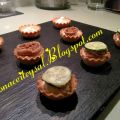 Entrantes para la Navidad, Canape de Queso con[...]