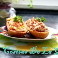Tostas con atún y bacon y pechuga de pollo y[...]