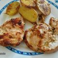 Filetes de pavo marinados a la plancha