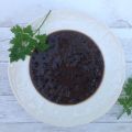 Potaje vegetariano de alubias negras