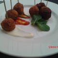FALAFEL CRUJIENTE DE BERENJENAS Y CABRALES CON[...]
