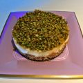 TARTA DE CHOCOLATE BLANCO CON PISTACHOS