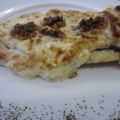 LOMOS DE LUBINA GRATINADOS CON MAYONESA DE NUEZ