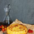 Pastel de tortilla de patatas al horno