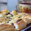Flor de Hojaldre y Nutella (Paso a paso)